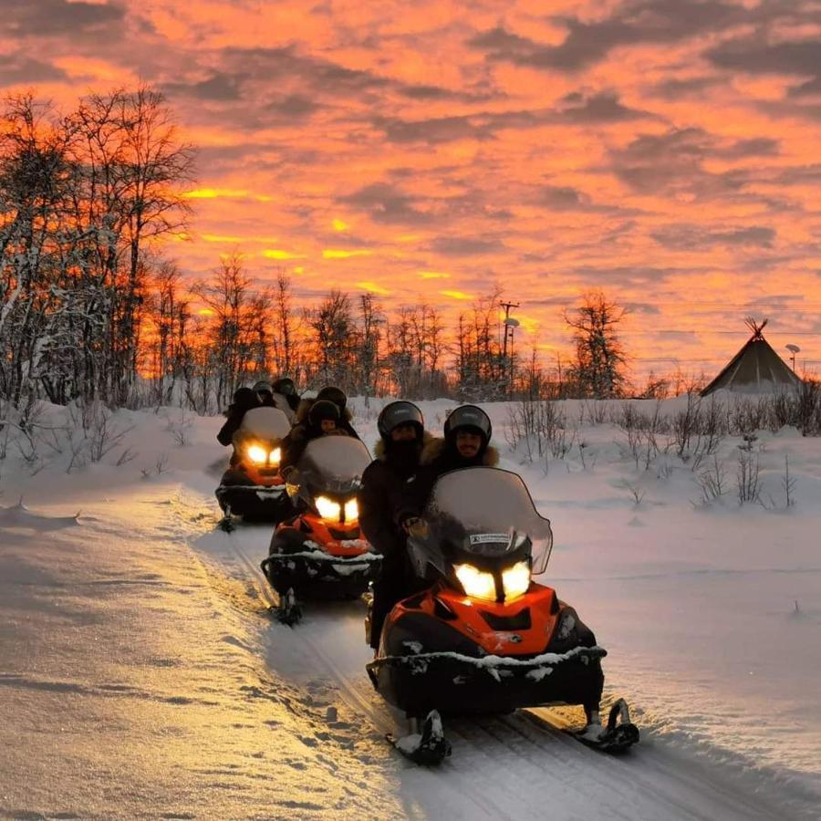 Mattarahkka Northern Light Lodge Кіруна Екстер'єр фото